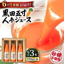 【ふるさと納税】【6回定期便】黒田五寸人参ジュース720ml 3本セット / ジュース じゅーす にんじん ニンジン 人参 ニンジンジュース 人参ジュース 野菜ジュース やさいジュース ドリンク 飲料水 / 大村市 / おおむら夢ファームシュシュ[ACAA109]