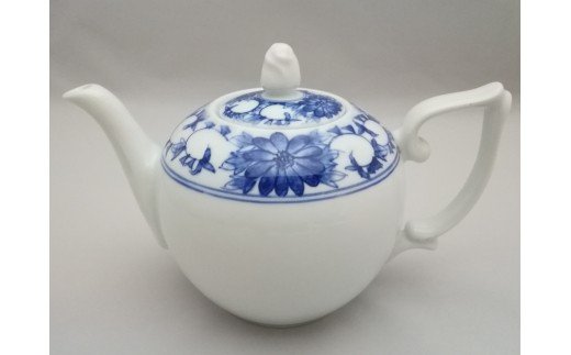 【伊万里焼】菊唐草ティーポット H482