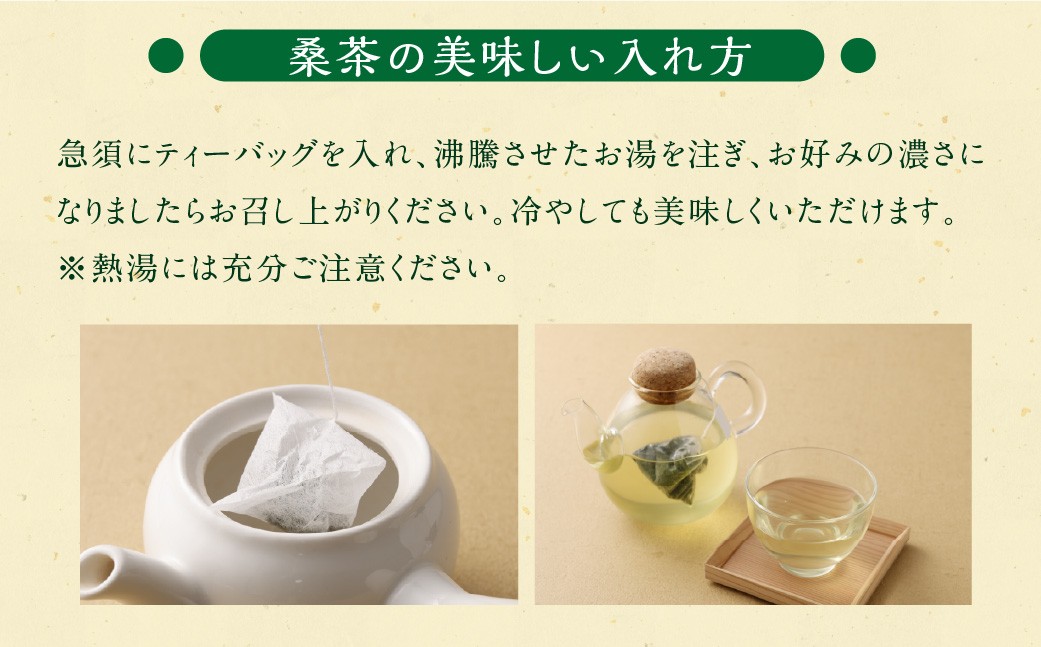 宮園製茶の2種お試しセット （有機桑茶・有機いむた茶 各1袋）お茶 桑茶 ティーバッグ ZS-551