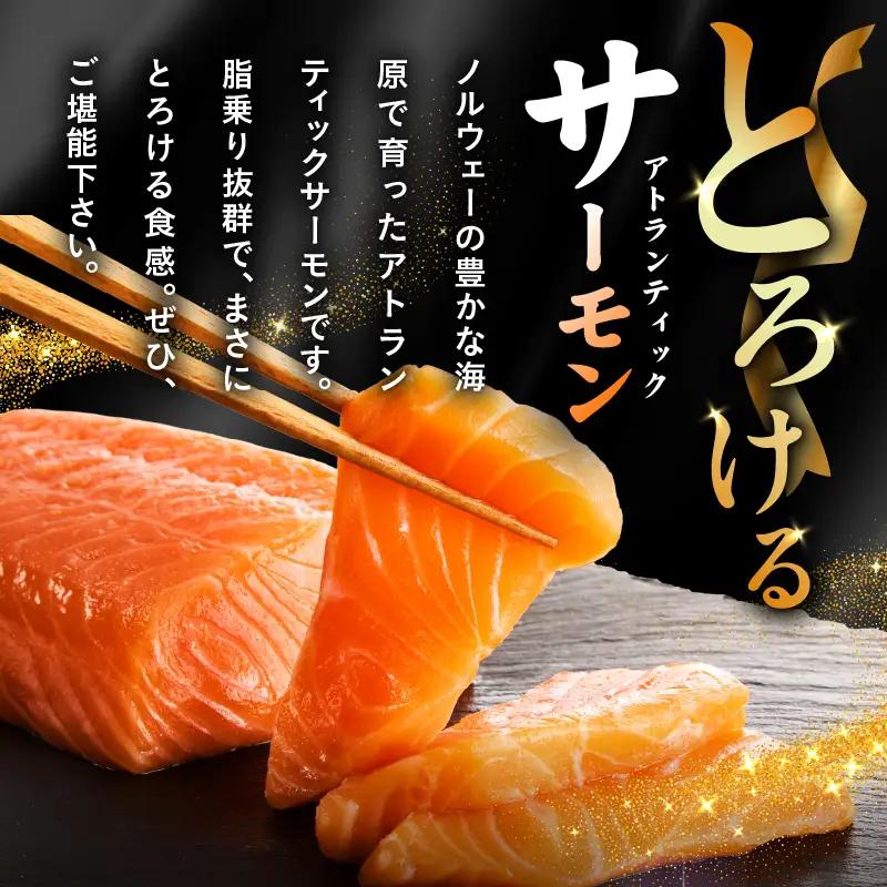 アトランティックサーモン 1kg（200g×5）小分け 訳あり サーモン