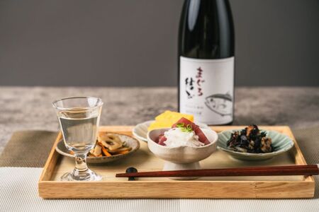 峯の精 まぐろ結び 300ml × 1本 | 純米大吟醸 日本酒 お酒 アルコール ロック 冷酒 人肌燗 ギフト 穴太商店 君津市 千葉県