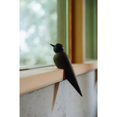 ふるさと納税 名古屋市 【Tagayasan タガヤサン/こげ茶】銘木再生/幸運を運ぶ木製オブジェliving_bird 燕