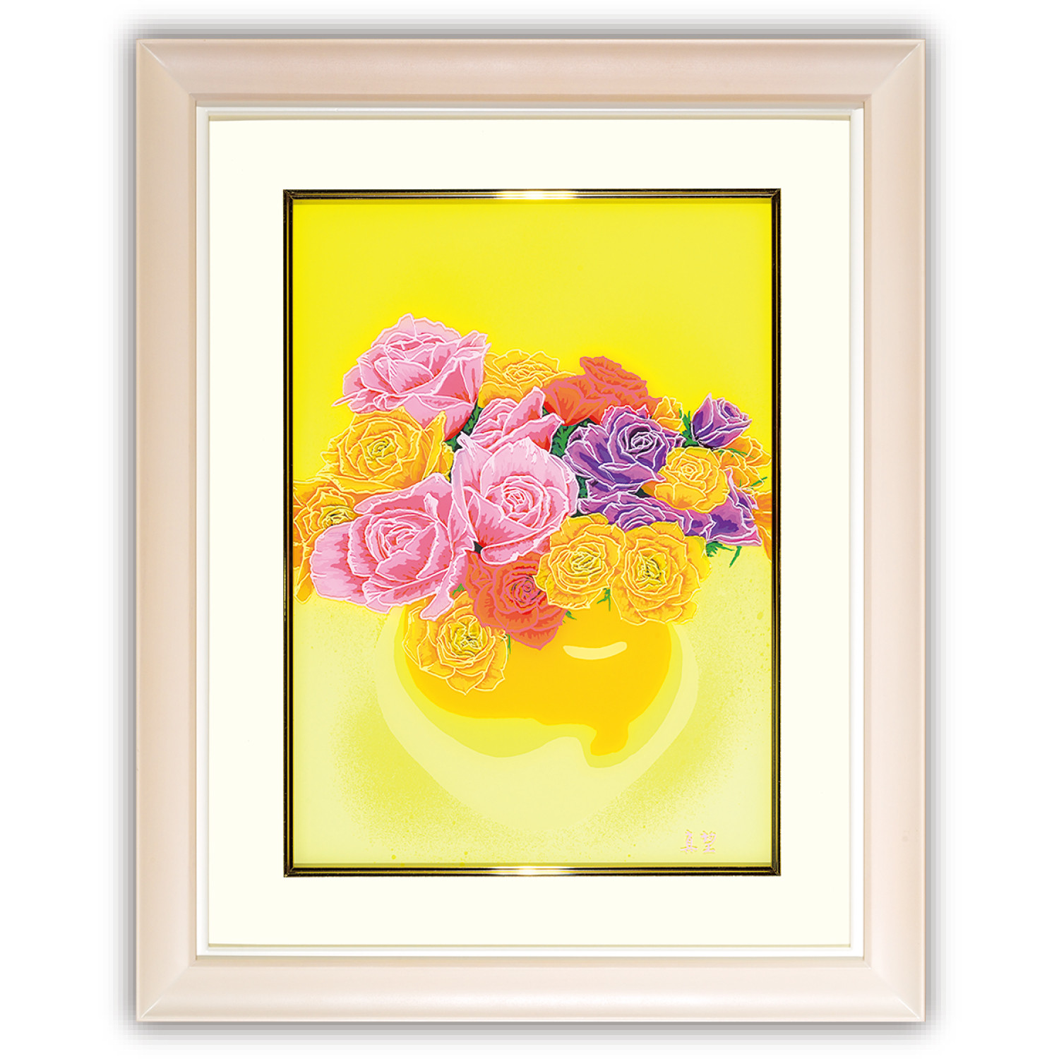 
                  「flowers バラ」白額 | 埼玉県 東松山市 版画 額付 日本版画会 小暮真望 芸術 美術 風景 自然 送料無料 バージョン 美しい ギャラリー アーティスト アート ART 芸術 デザイン インテリア 絵画 限定版 芸術品 オリジナル
                