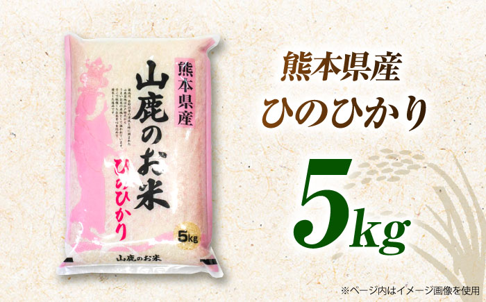 山鹿のお米 ヒノヒカリ 5kg【有限会社 あそしな米穀】 [ZBI015]