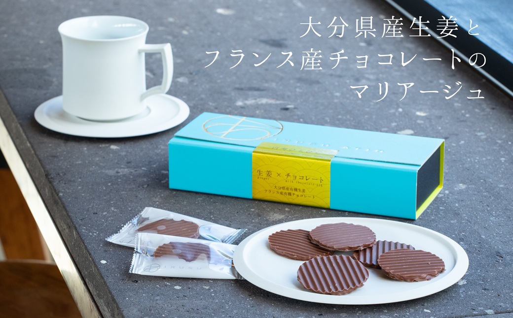 百寿ひとひら ミニ臼杵せんべい(生姜×チョコレート)計24枚