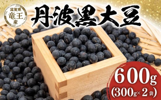 【 先行予約 】令和6年産 黒豆 予約 丹波黒 300g × 2袋 計 600g 豆 滋賀県 竜王町 国産 農家直送 丹波黒大豆  2024年産 国産 農家直送 産地直送 送料無料