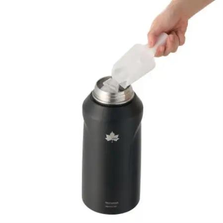 TW 真空断熱 ラージアイスドリンクボトル BK 1300ml 大容量のボトル! 81286271【1745434】