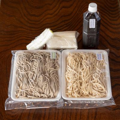 ふるさと納税 大石田町 そば 蕎麦 手打ち生そば 3人前 麦切り 3人前 計6人前 つゆ付き セット おそば美登利 送料無料 |  | 01