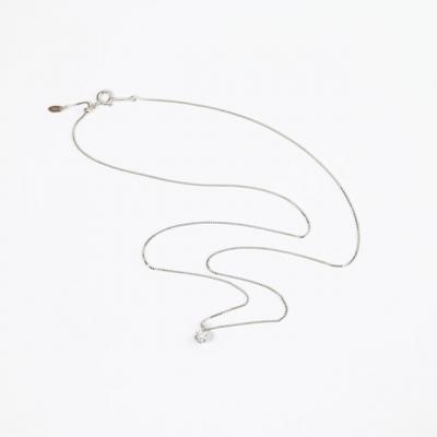 ふるさと納税 甲府市 プラチナ Dカラー 大粒 0.2ct 6本爪 ダイヤ ネックレス BPN-05020P |  | 01