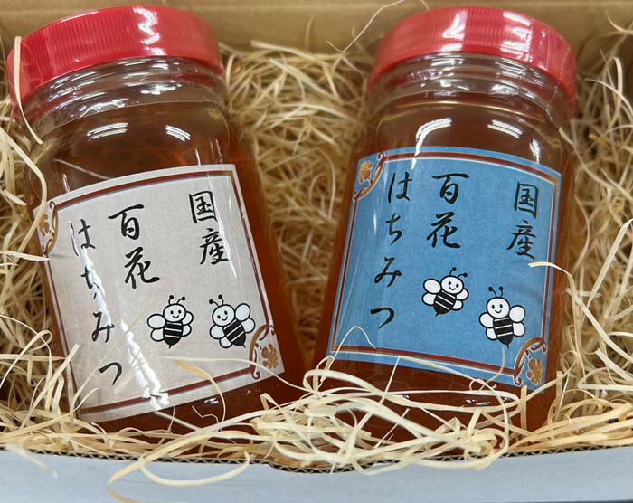 【ふるさと納税】 百花はちみつ　約300g×2個（600g） ／ 安心 安全 国産 コク 深い味わい 送料無料 埼玉県 No.394