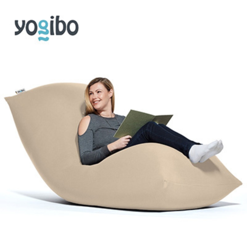 ビーズクッション ヨギボー マックス ライトグレー Yogibo Max 特大 ローソファ 人をダメにする ソファベッド 洗えるカバー 一人暮らし インテリア 快適 ギフト プレゼント おしゃれ おすすめ 結婚祝い 誕生日