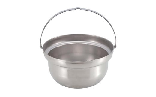 木蓋付きキャンプ焚火鍋 22cm 鍋 CAPTAIN STAG キャプテンスタッグ アウトドア用品 キャンプ用品 調理器具 【013S071】