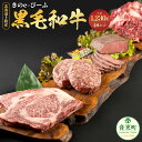 【ふるさと納税】【数量限定】「北の牧場舎」きのe-びーふ 黒毛和牛4種セット 合計1230g 黒毛和牛 ロースステーキ ハンバーグ ローストビーフ ソース付き 焼肉 ステーキ 牛 牛肉 肉 お肉 セット 詰め合わせ 冷凍 国産 北海道 音更町 送料無料