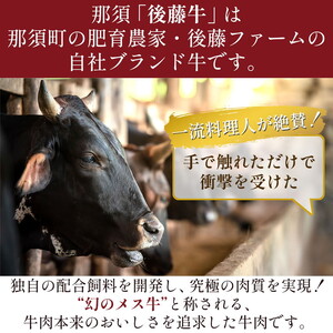 栃木県産那須の後藤牛ロースステーキ用2枚〔P-322〕 牛肉 国産 冷凍 ステーキ 那須町