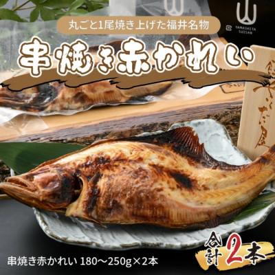 ふるさと納税 福井市 丸ごと1尾焼き上げた福井名物 串焼き赤かれい 2本