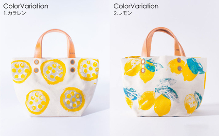 tote bag S ブルー巾木 トートバッグ バッグ