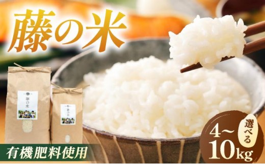 
                   ＜選べる容量＞【令和7年度産】藤の米(ふじのまい) 4kg～10kg【フジノ農園】
                