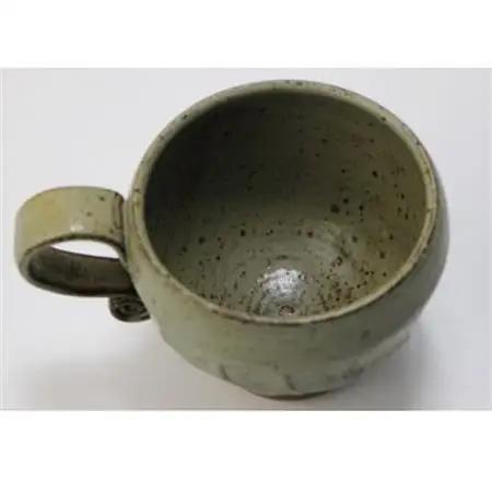 伝統のやちむん　城壁カット カップ(1個)【仁陶器工房】【1724488】
