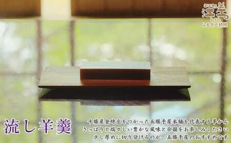 五勝手屋本舗『ミニ流し羊羹』10本セット　金時豆のようかん　保存料不使用　五勝手屋羊羹の老舗　和菓子　銘菓　名物　贈答用　ギフト