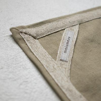 ふるさと納税 葛飾区 丸枡染色のkhaki/3プレート用長方形　1枚　額縁ランチョンマット　東京葛飾区柴又 |  | 02
