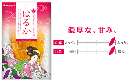 【人気の紅はるかの干し芋 小分けパックで食べやすい】ベジパルのほしいも姉妹 はるか 80g×6袋【末娘:はるか(紅はるか)】 さつまいも おやつ ダイエット 甘い 食べきりサイズ FAA-017