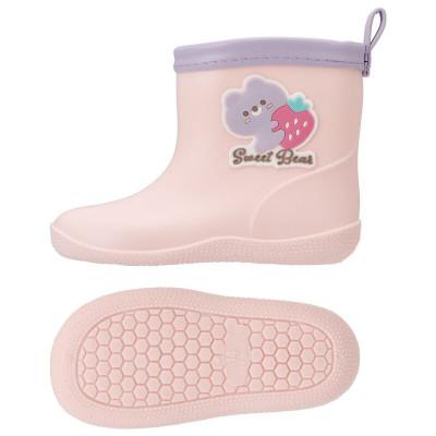ふるさと納税 奈良市 キッズ ワッペン付きレインブーツ 14cm RIBTW14【Sweet Bear】 672064 |  | 01