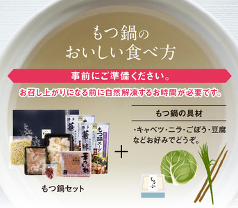 博多華味鳥　もつ鍋セット（3～4人前）KTZ0403