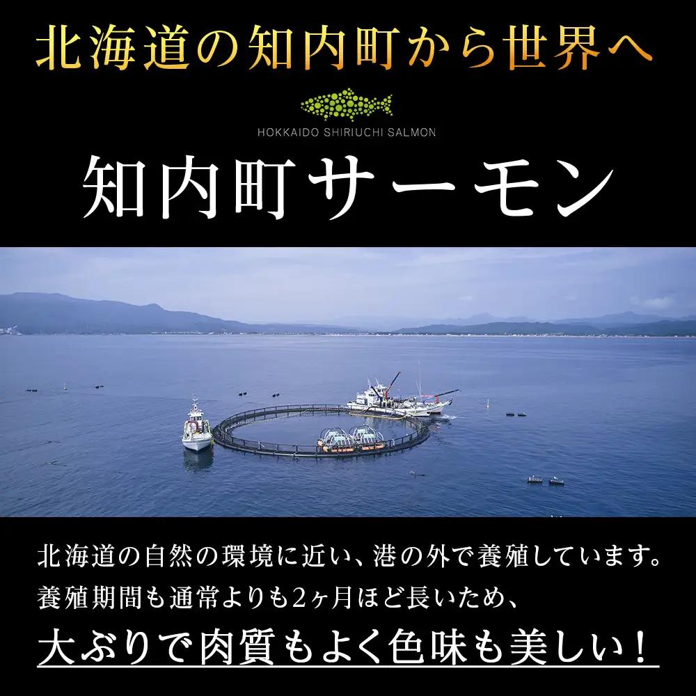 知内サーモンサーモンフィーレ 2kg ＜≪上磯郡漁業協同組合≫＞