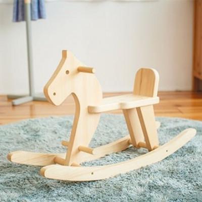 ふるさと納税 神戸市 桧のおもちゃ　IKONIH　Rocking　horse アイコニー　木馬 |  | 01