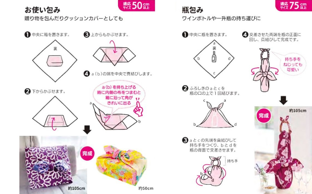 【三陽商事】撥水ふろしき REFRAIN フワリ―｜京都 風呂敷 はっ水加工 エコバッグ［ 結ぶだけでバッグに早変わり 通気性良し 軽くて丈夫 薄手生地 人気 おすすめ おしゃれ 収納 和洋に合う お取り寄せ 通販 送料無料 ふるさと納税 ］