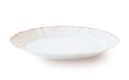 【波佐見焼】ombre de fleur オリーブオーバル palette pink 2枚セット【翔芳窯】[FE488]