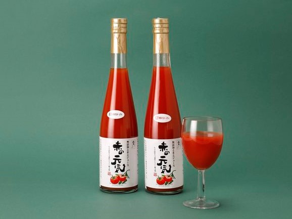 トマトジュース「赤の元気」500ml×3本 セット｜贈答 ギフト プレゼント 野菜 美容 健康 愛媛 久万高原町