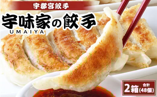 
            宇都宮餃子 宇味家のぎょうざ　(生冷凍)　[20g×24個入り 2箱]
          