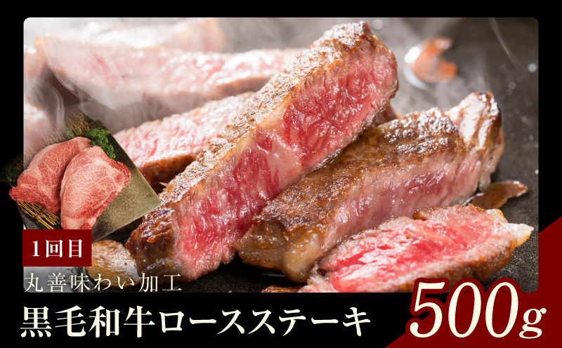 黒毛和牛 定期便 全3回 （ステーキ／すき焼き・しゃぶしゃぶ／焼肉）6万円コース 丸善味わい加工【毎月配送コース】 099Z239_イメージ2