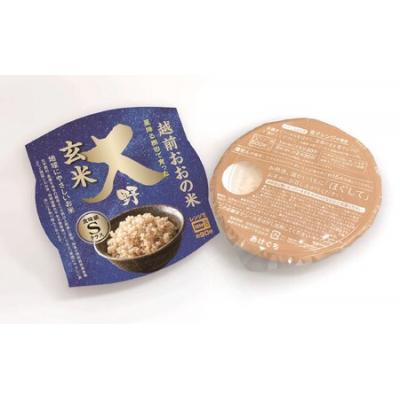 ふるさと納税 大野市 地球にやさしいパックご飯 30食入り【玄米】　減農薬・減化学肥料 「特別栽培米」-地球にやさしいお米 |  | 03