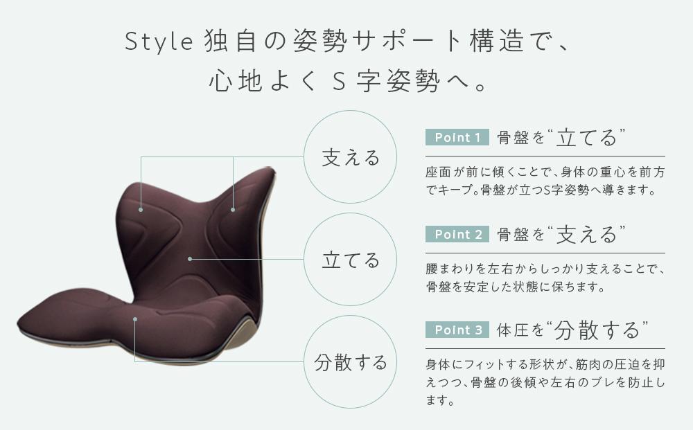 Style PREMIUM【ブラウン】 | スタイルプレミアム 骨盤 椅子 座椅子 姿勢サポート 姿勢矯正 健康グッズ 人気 おすすめ 腰痛対策 体幹サポート 美姿勢 健康器具 送料無料 名古屋市