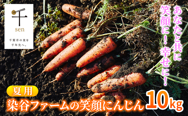 
                  【夏】染谷ファームの笑顔にんじん　10キロ　千ブランド [№5346-0738]
                