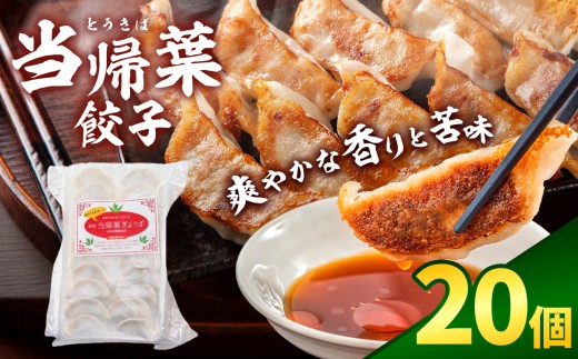 当帰葉餃子 20個入り | 冷凍餃子 餃子 ぎょうざ ギョウザ 冷凍 焼餃子 冷凍餃子 人気 | 奈良県 五條市
