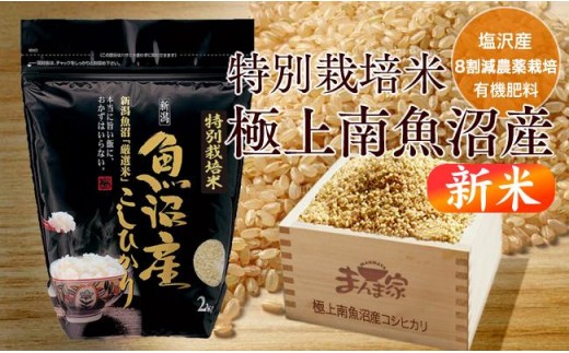 
                  【新米】【令和8年産】特別栽培米「極上南魚沼産コシヒカリ」（有機肥料、8割減農薬栽培）玄米4ｋｇ【銘柄米 ブランド米 玄米 こしひかり コシヒカリ 魚沼産 新潟米 産地直送 お米 米 こめ コメ ご飯 御飯 ごはん】
                