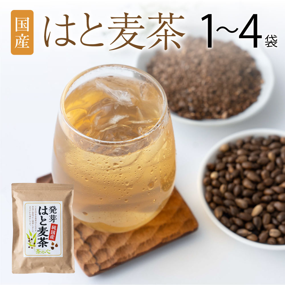 【ふるさと納税】国産 はと麦茶 【選べる容量 1袋〜6袋 60〜360包 】1袋あたり60包 麦茶 むぎ茶 ハトムギ茶 はとむぎ茶 鳩麦茶 ヨクイニンハトムギ お湯出し 水出し お茶 ティーバッグ お茶パック 健康 飲料 宇城市 熊本県 送料無料