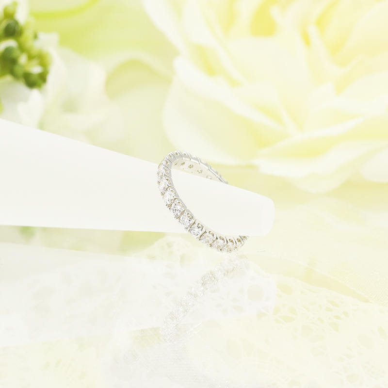 Pt950　1.0ct　エーデル　ダイヤモンド　フルエタニティリング-R0086