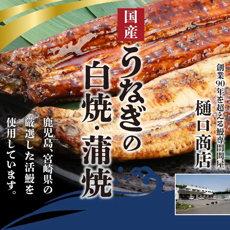うなぎの白焼・蒲焼セット（特大サイズ 一尾 170g～200g）_国産 うなぎ 白焼 蒲焼 セット 特大 一尾 170g～200gずつ 食べ比べ 濃厚 甘み タレ グルメ 食品 加工品 魚 魚介類 お