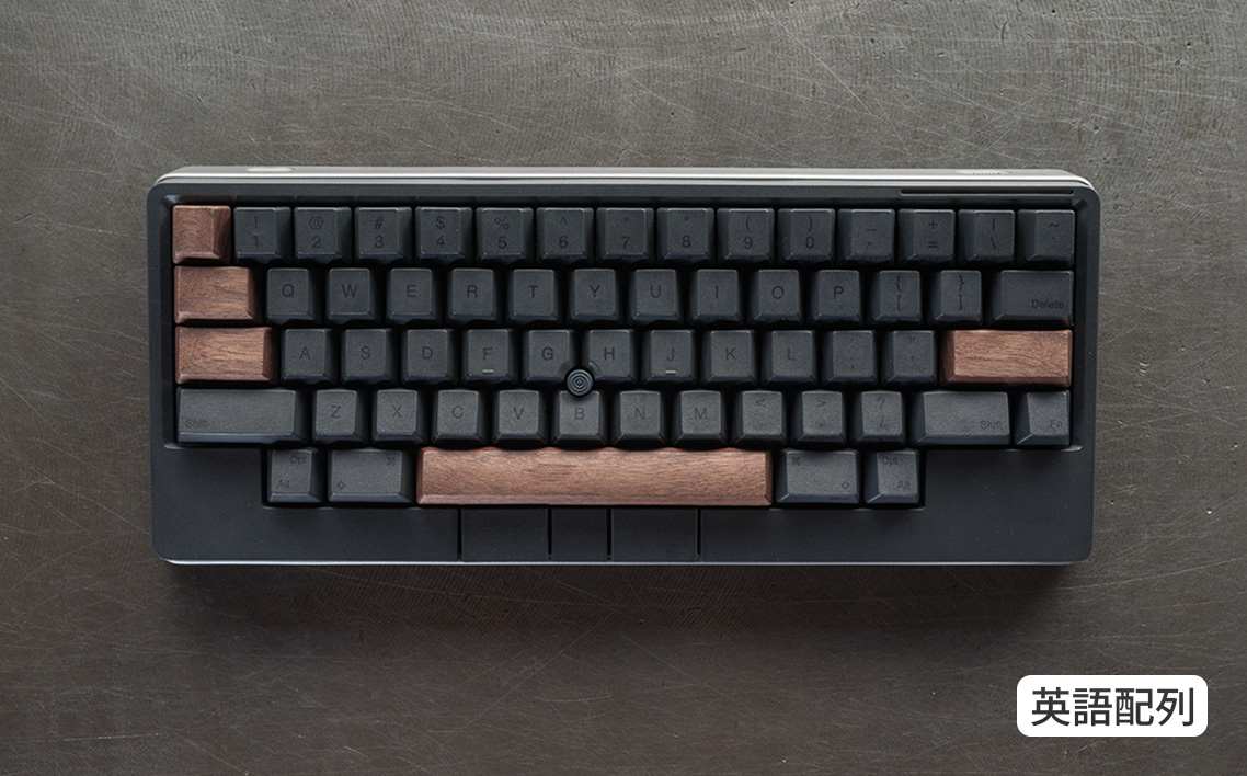 HHKB Studio専用 木製キートップ 英語配列 ウォールナット ／ HHKB Studio キートップ 木製キーボード ウォールナット 無垢材 キーキャップ 高級キーボード カスタムキーボード 