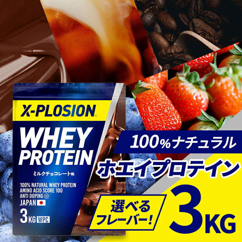 【ふるさと納税】WPC 100%ナチュラルホエイプロテイン 3kg【G1425745】