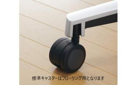 Mis1_コクヨチェアー　インスパイン(ブラック)・フローリング用（Vキャスター）　／在宅ワーク・テレワークにお勧めの椅子