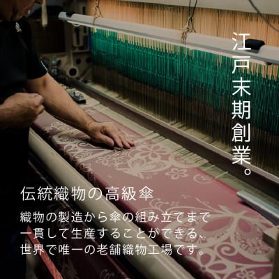 ふるさと納税 西桂町 創業150年以上の傘専門店が作る【婦人長傘】薄緑系・可愛らしさとスマートさを両立した晴雨兼用傘 |  | 03