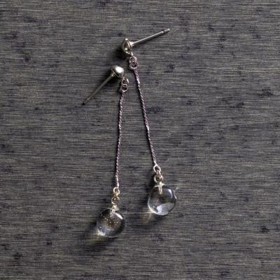 ふるさと納税 木曽町 【木曽発】アップサイクルガラス アクセサリー cube-crystal