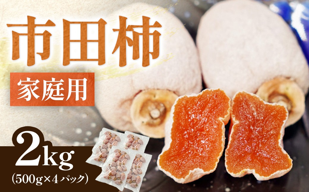 
                  家庭用！ 南信州産 市田柿 約2kg（500g×4袋）※2026年12月中旬～発送開始予定※　訳あり 干し柿 柿 ドライフルーツ フルーツ 果物 長野県 長野県産 
                