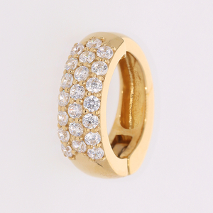 【ジュエリーの街、山梨県甲府市】ダイヤ0.70ct K18ピアリング　LE2908Y