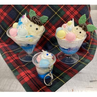 ふるさと納税 尼崎市 あまらむねの食品サンプル　完成品3点セット(食べられません)